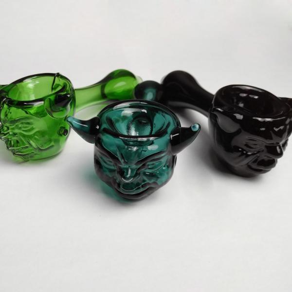 Straight Type Glass Spoon Pipe Tobacco Tube Adult Use High End Design