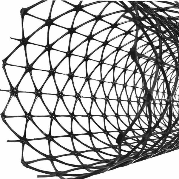 High Strength Plastic Triaxial Geogrid For Base Stabilization And Road Way Geogrilles