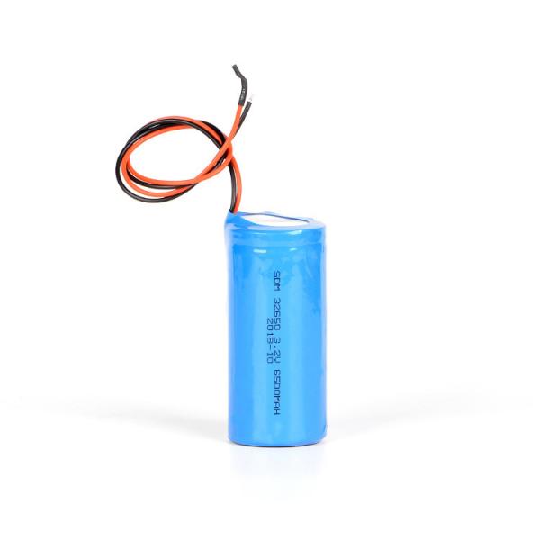 6500mAh Lithium Ion Battery , 3.2V LiFePO4 Battery Pack