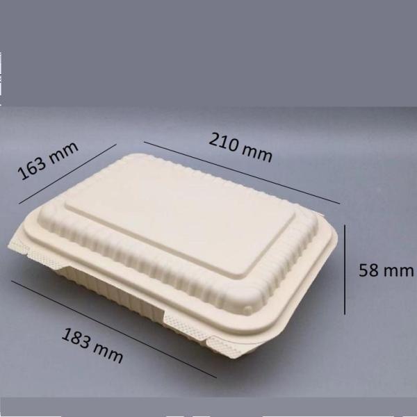 Embalagens de alimentos de amido de milho biodegradáveis