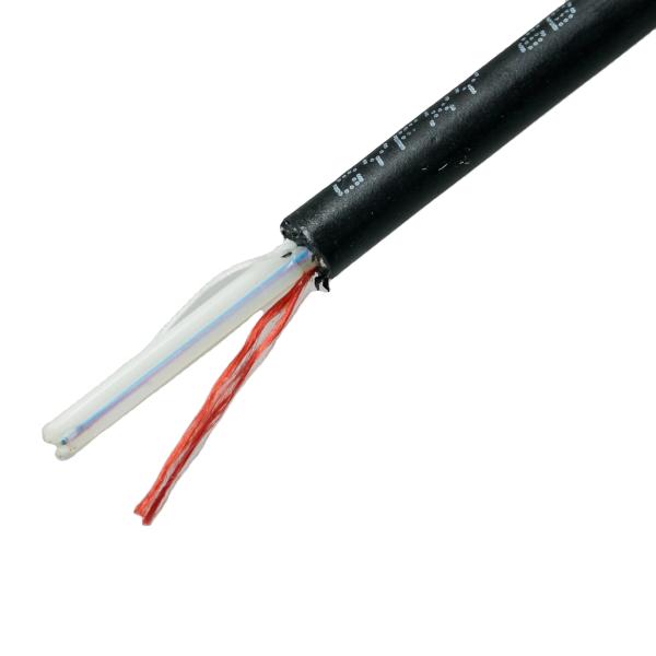 Outdoor Fiber Optic Cable ASU CABLE ASU80 120 6fo 12fo 4 6 8 hilos 12 core fibra optica asu cable mini asu adss 12 hilos