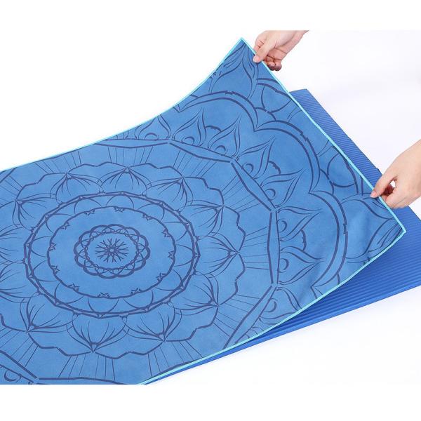 16 Patterns Printed Yoga Towel 185X63cm Microfiber Cover Yoga Mat Towel