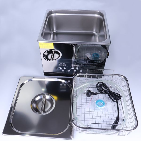 15L Capacity 360W Ultrasonic Power 40kHz Frequency Digital Ultrasonic Cleaner with Timer and Heater
