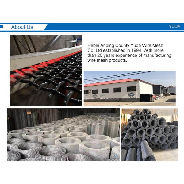 Гальванизированный ткацкий вибрирующий экран проволочная сетка блокировка сжатие проволочная сетка квадратная сетка