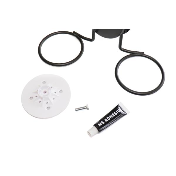 Suction Cup Toothbrush Toothpaste Holder , Stainless Steel Suction Cup Holder