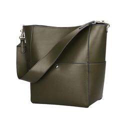Shoulder Women Tote Handbags 9.5inch X 11.4Inch Genuine Leather Material ODM