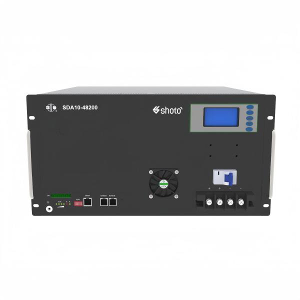 SDA-48200 Shoto LiFePO4 Battery 48V 200Ah For Telecom 5U Height 480mm Depth
