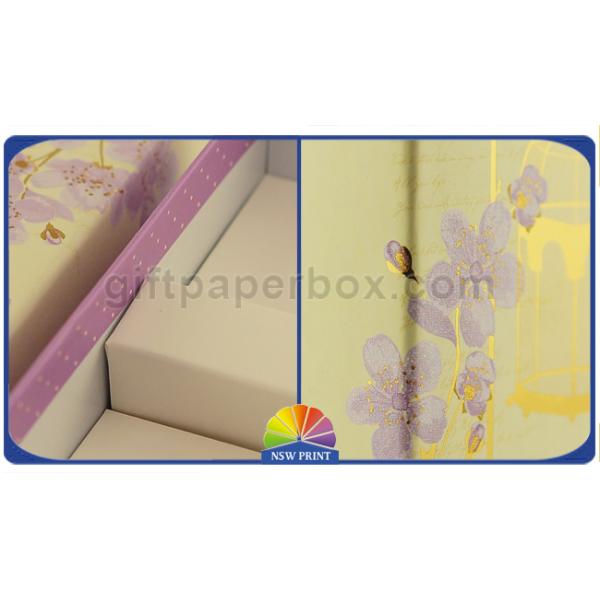 Gold Foil Hot Stamping Luxury Paper Gift Box For Bath Soap Cardboard Packaging