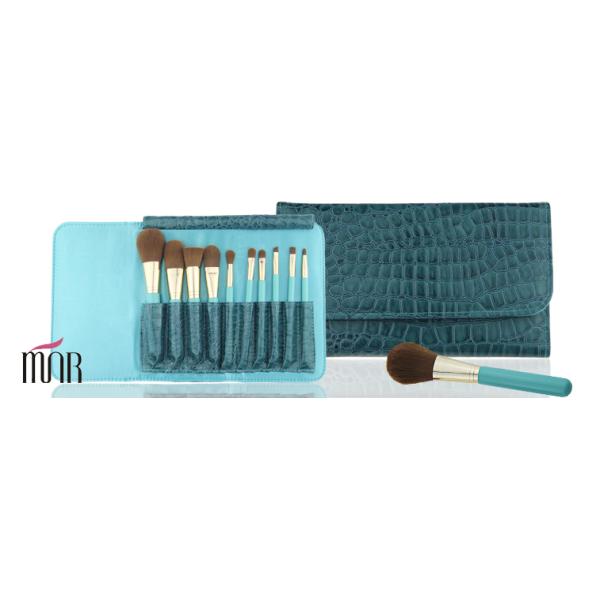 Synthetic Hair Professional Makeup Brush Set / 10 Piece Makeup Brush Set