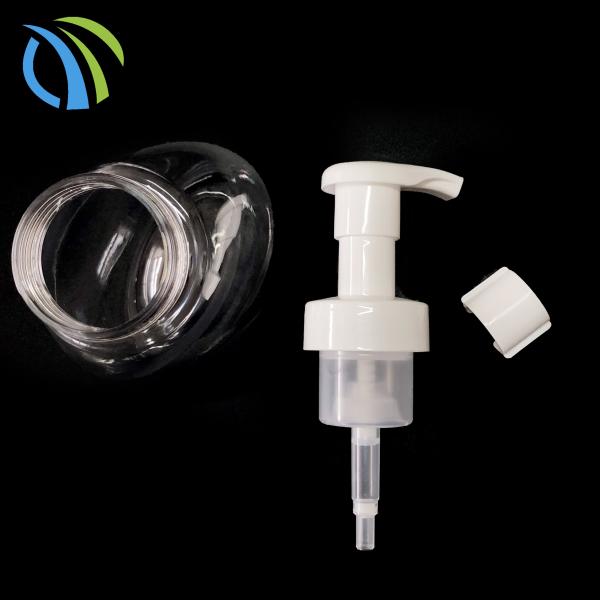 White Airless 30/410 350ml Cosmetic Foam Bottle Pump 1.2ML/T