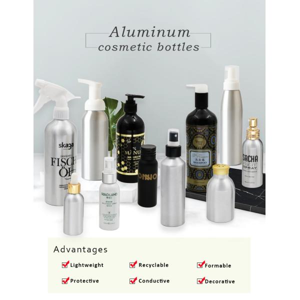 пуск 300ml распыляет алюминиевые косметические бутылки с равномерно покрывать