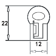 Прокладка гибкого трубопровода СИД декоративного силикона KTV неоновая, света веревочки СИД 12*22mm гибкие неоновые