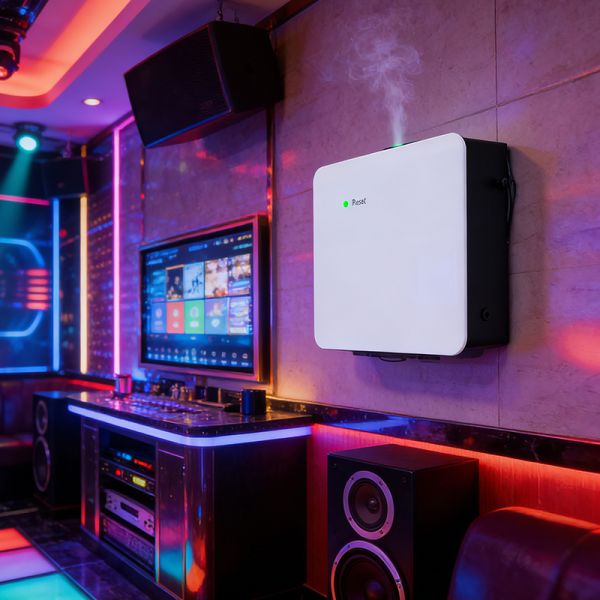 2000cbm Coverage Wall Mount Essential Oil Diffuser 500ml Bluetooth / Wi-Fi Connectivity