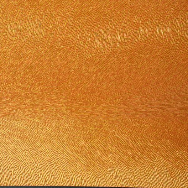 Papel de brillo imprimible con textura de Matt dorado naranja cepillado
