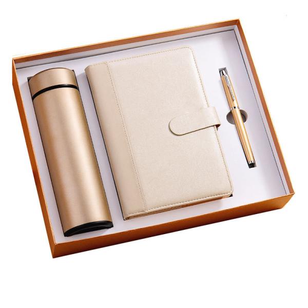 Многоразовые тетрадь PU роскошные и набор ручки, многофункциональные роскошные корпоративные подарки