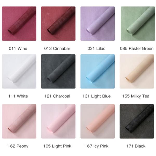 Plain Colors Nonwoven Bouquet Packing Paper 25gsm Ecofriendly Wrapping Paper