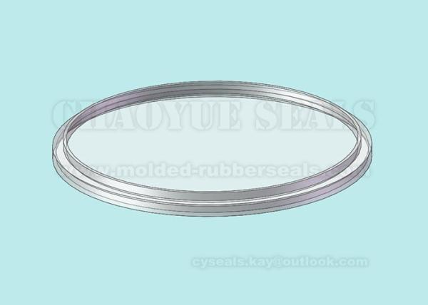 Transparent Silicone Rubber End Caps High Tear Resistance For Automotives