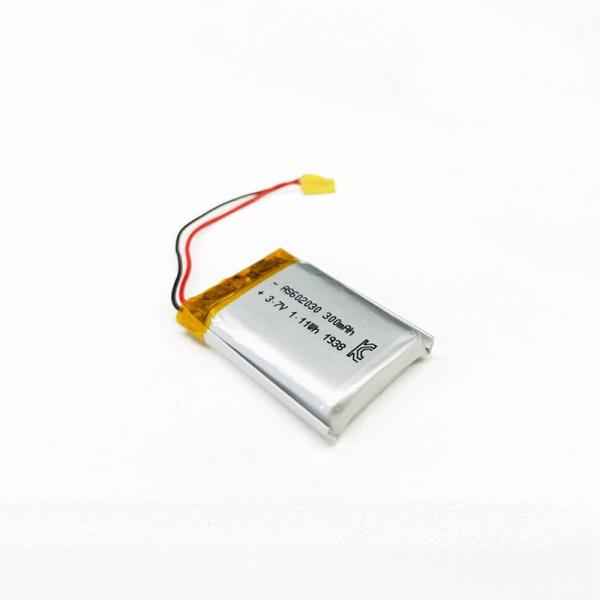 Rechargeable 300mAh 3.7 V Li Polymer Battery Longer Cycle Life