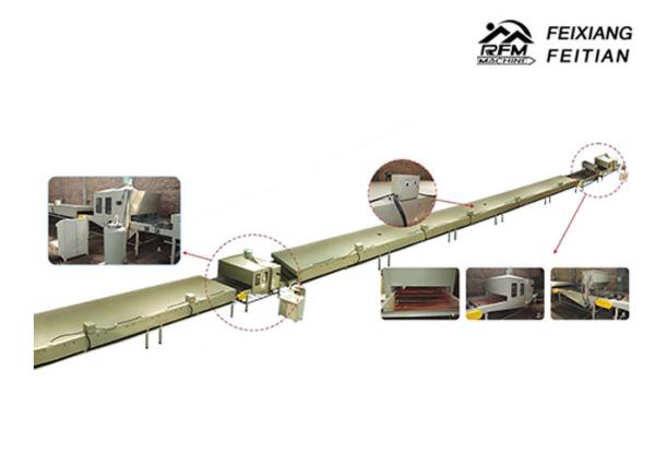FX-1250 Sandwich Panel Roll Forming Machine Stone Coated Sand Spray Moulding Machine Line