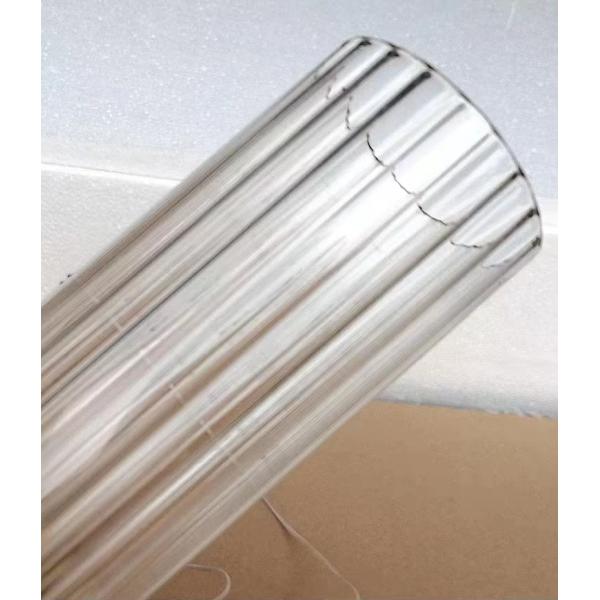 Nordic Simple Cylindrical Striped Glass Restaurant Bedside Bar Decoration Chandelier