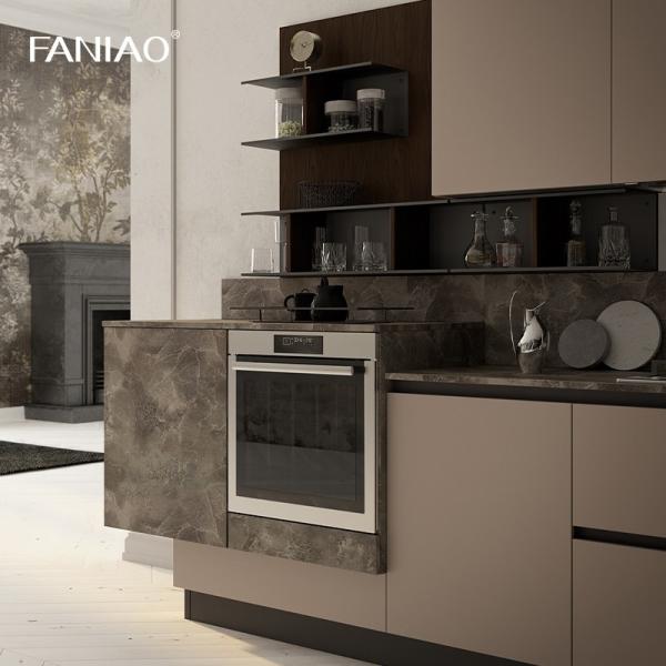 Подрядчик строительного проекта RTA Массивные деревянные меламинные MDF фанеры Кухонные шкафы