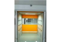 Porte de glissière de petit pain de PVC de conception de douche d'air, pièce propre pharmaceutique
