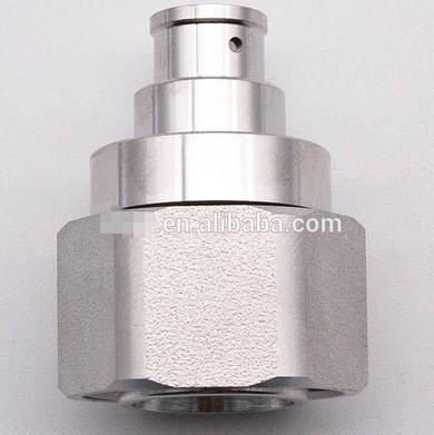 4.3-10 connector Male straight solder type connector for 1/4 Superflex cable PIM ≤-160dBC all brass Tri-alloy body