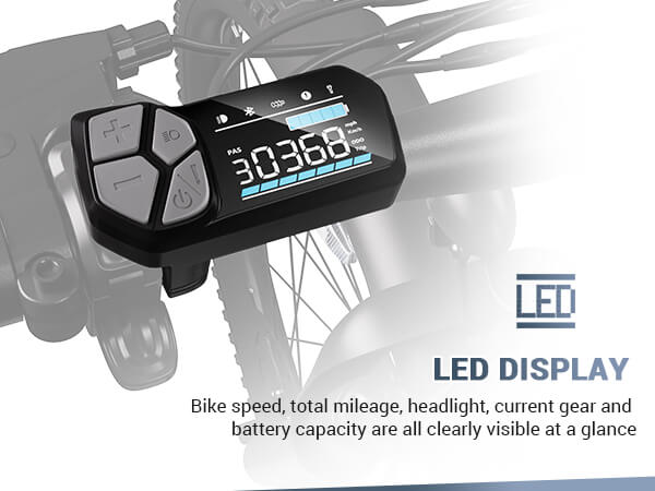 26'' Step-Thru Commuting E-Bike 36V 800W Motor 60km Range Lightweight Metal Frame 7 Speed Lithium Battery 750W Motor 7 Speed