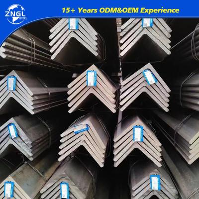 50*50*5 Q235 Q345c St235jr Grade Angle Fer ASTM Acier à angle égal et inégal