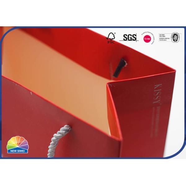 Экологический бумажный мешок ювелирных изделий покупок подарка с ручками веревочки нейлона