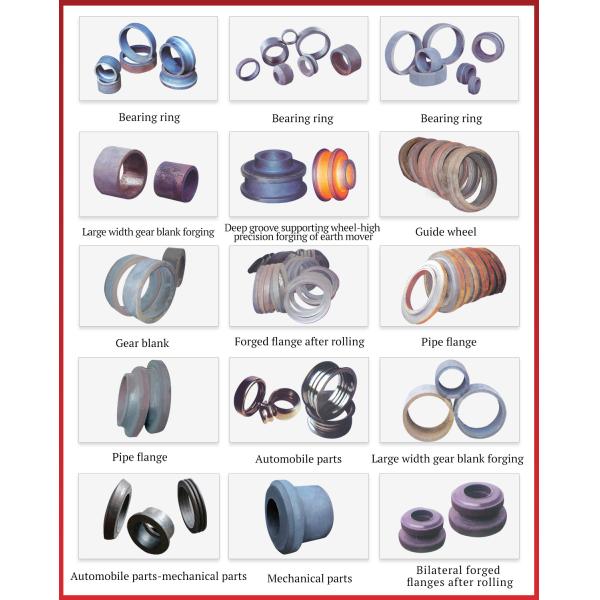 Four Column Vertical Ring Rolling Machines Thin Walled High Cylindrical Ring Precision