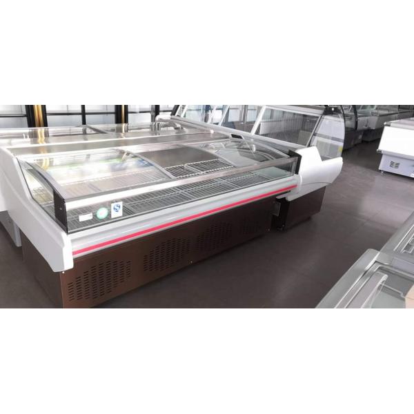 Fresh Meat Chest Freezer Sliding Glass Doors Top Opening
