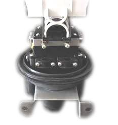 Black Color Fiber Optic Splice Closure , FOSC Fiber Optic Joint Closure