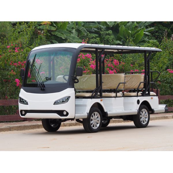 Safe & Comfortable Electric Sightseeing Bus 11 Seats 72V Lithium Battery High Climbing Ability Support Long Range