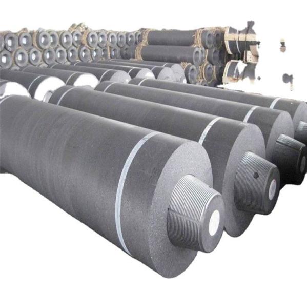 Refractory Supplies Black Graphite Electrode for Electric Arc Furnaces