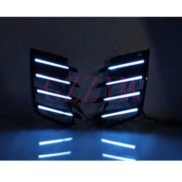 Luz de carro LED Luz de dia usada para Toyota Land Cruiser 300 2022-2023