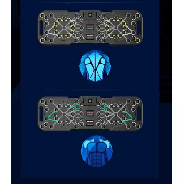 Multifunctional OEM Push Up Rack Board Foldable Countable Stand Equipment