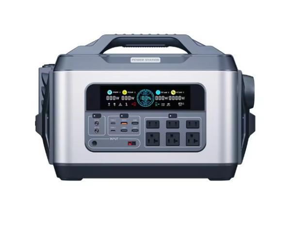 Big Capacity 2200W Portable Power Station Emergency Energy Storage Power Supply Solar Generator 110v-240V For Outdoor