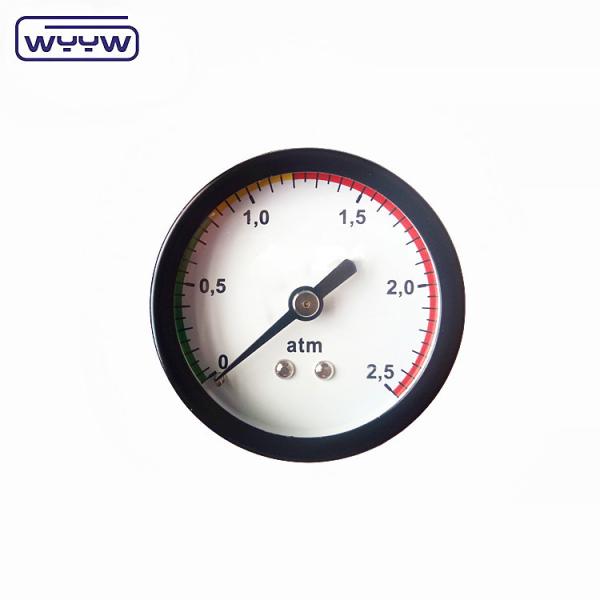 Pressure gauge portable 2.5 60mm 10bar 16bar hot sale axial price analog pressure gauge water manometer