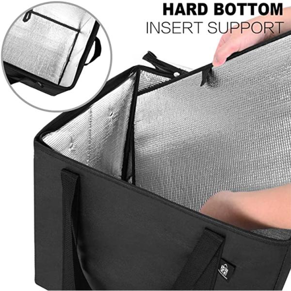 Portable Wholesale Insulated Dual Compartment Lunch Cooler Bag Customizable Promotional Fashion Lunch Beer Package