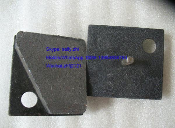 4120000087044 Second Friction Block, 4120000087043 Main Friction Block for  wheel loader