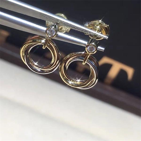 C tricyclic Earrings  18k gold  white gold yellow gold rose gold bracelet  Jewelry factory in Shenzhen, China