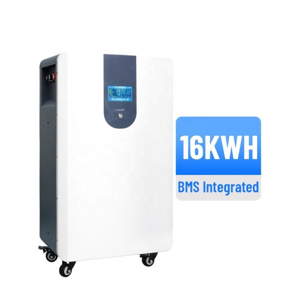 51.2V 16Kwh 314Ah Wall-Mounted Movable Lifepo4 Lithium Ion Hybrid Solar Energy