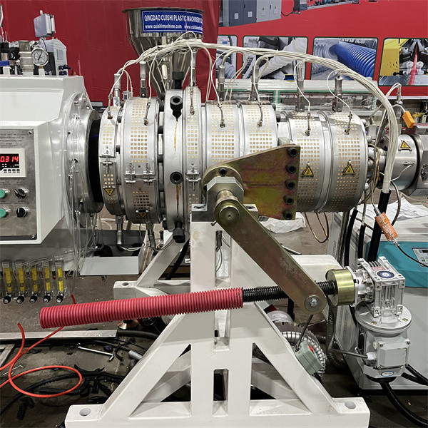 Машина для изготовления PE-труб 90кВт Линия экструзии пластиковых дренажных труб