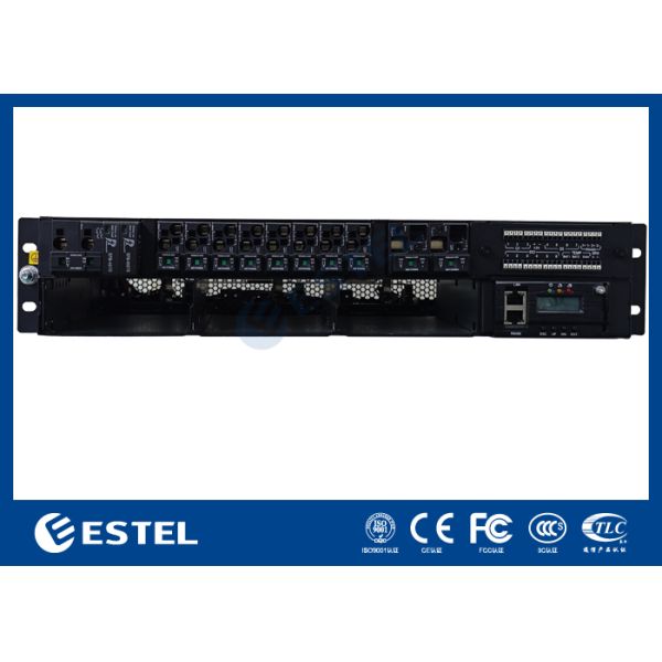ET48150001 2U 9kW Compact -48V DC Telecom Power Shelf for Access Networks and Edge Communication Sites
