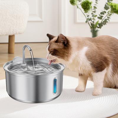 Distributeur d'eau intelligent en acier inoxydable - Abreuvoir 4L pour chats et chiens