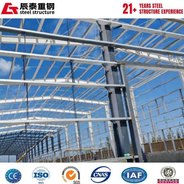 On-Site Assembly Bolt Connection Fast Construction Speed Steel Structure Workshop