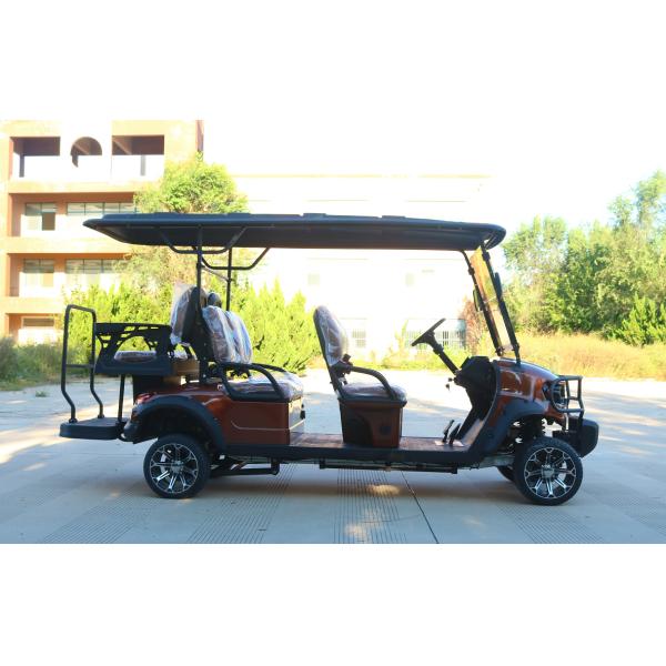 Автомобиль на четырех колесах, электрическая повозка для гольфа, 6 пассажиров, 3,5 кВт 60В 100Ач свинцово-кислотный аккумулятор
