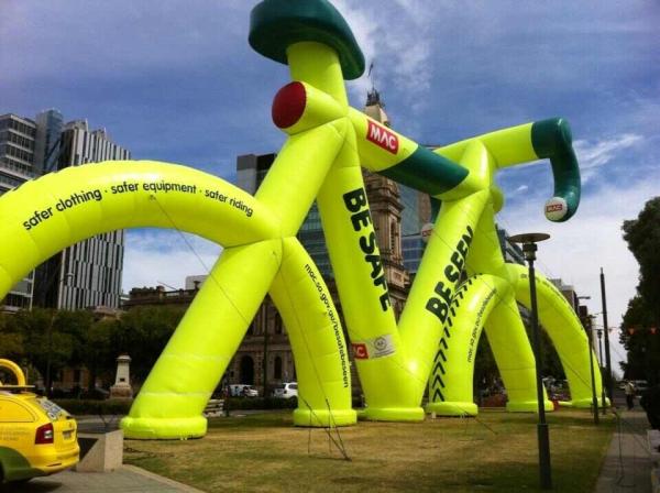 commerical large Inflatable giant advertising bike model for sale