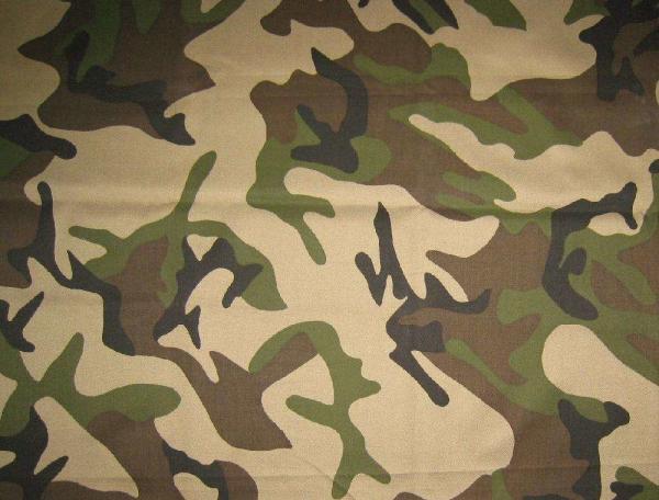 Enzyme wash Polyester/Cotton africa military combat camouflage fabric twill Traditionlly design